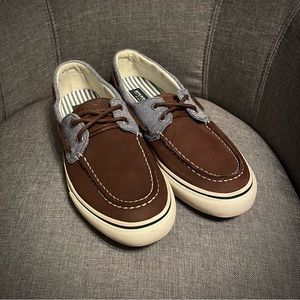 Sperry 2-Eye Fleck Brown Mens 10.5